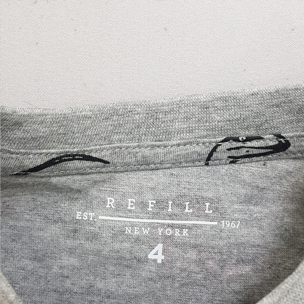تی شرت پسرانه 28249 سایز 4 تا 10 سال کد 2 مارک REFILL