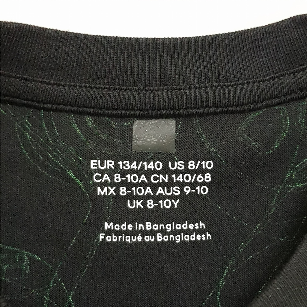 تی شرت پسرانه 28322 سایز 9 تا 15 سال کد 5 مارک H&M