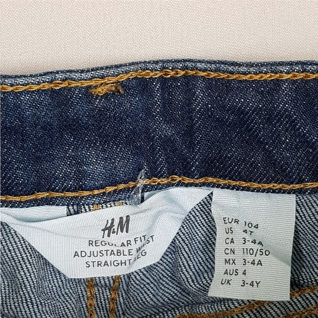 شلوار جینز پسرانه 28394 سایز 3 تا 10 سال مارک H&M
