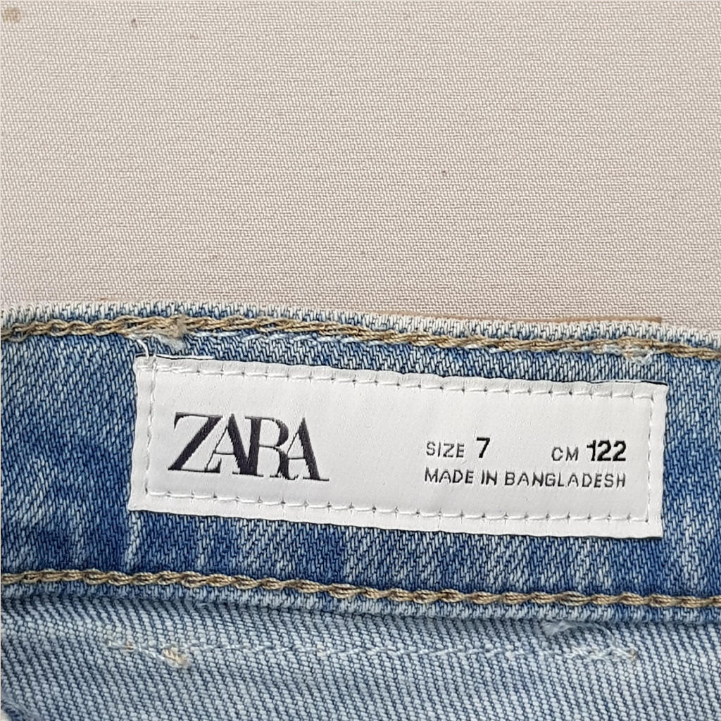 شلوار جینز دخترانه 28388 سایز 5 تا 14 سال مارک ZARA