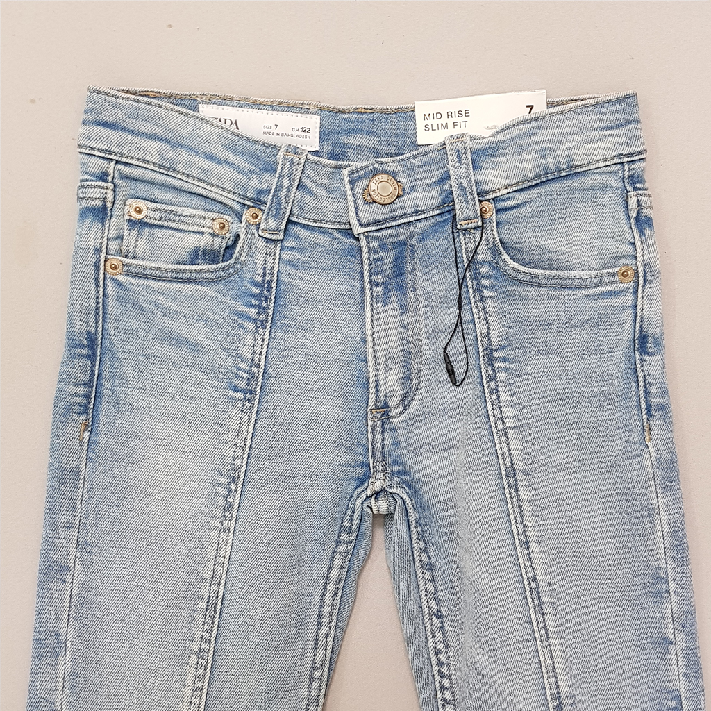 شلوار جینز دخترانه 28388 سایز 5 تا 14 سال مارک ZARA