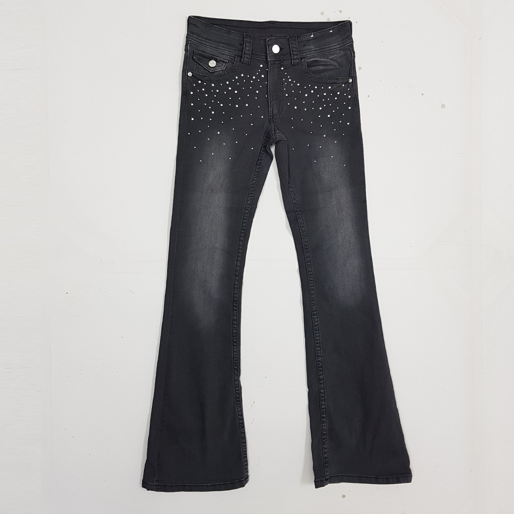 شلوار بوت کات دخترانه 28395 سایز 8 تا 14 سال مارک H&M