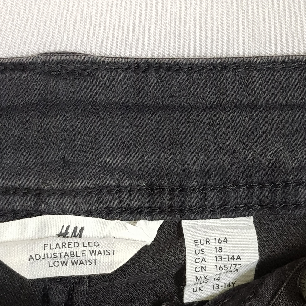 شلوار بوت کات دخترانه 28395 سایز 8 تا 14 سال مارک H&M