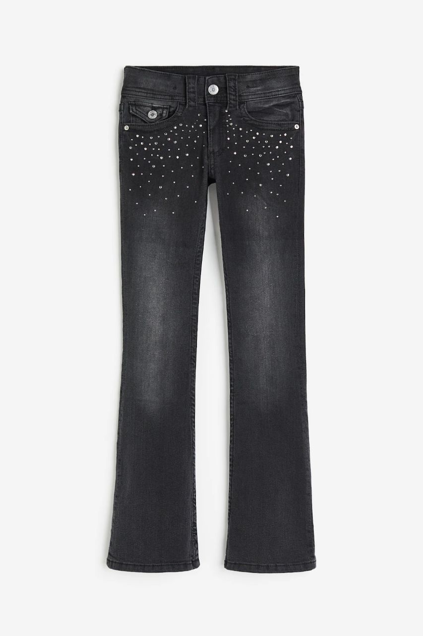 شلوار بوت کات دخترانه 28395 سایز 8 تا 14 سال مارک H&M