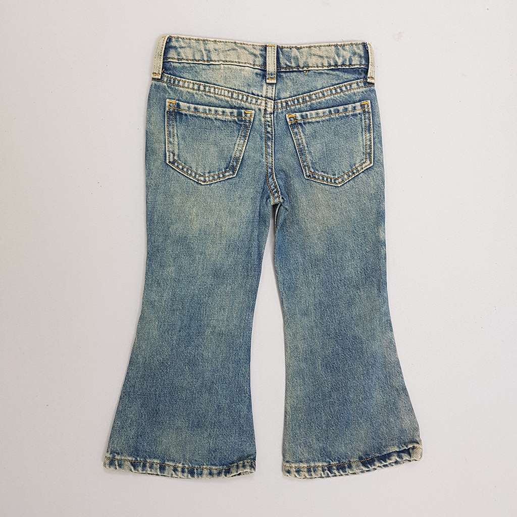 شلوار جینز دخترانه 28396 سایز 1.5 تا 10 سال مارک H&M