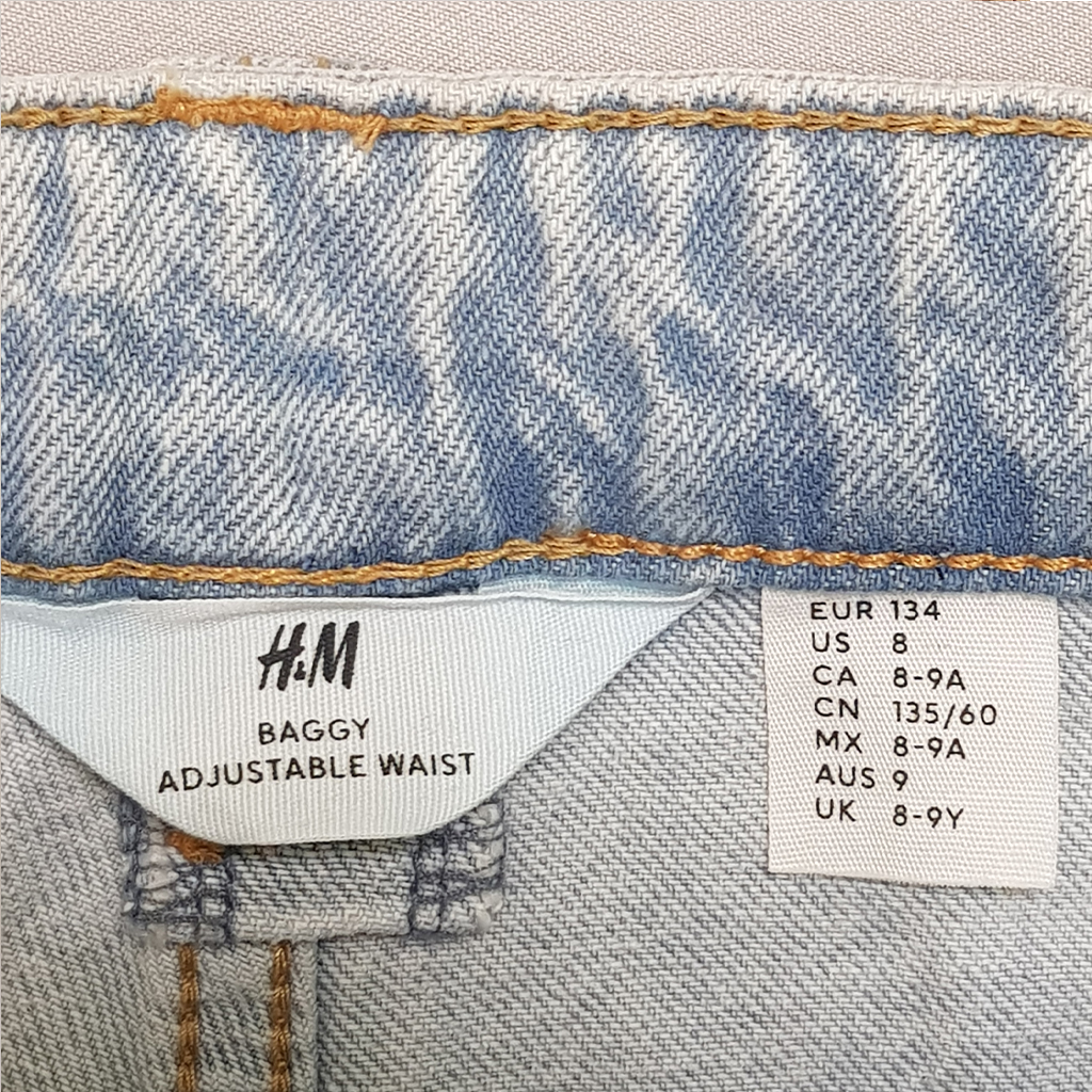 شلوار بگ دخترانه 28391 سایز 8 تا 15 سال مارک H&M