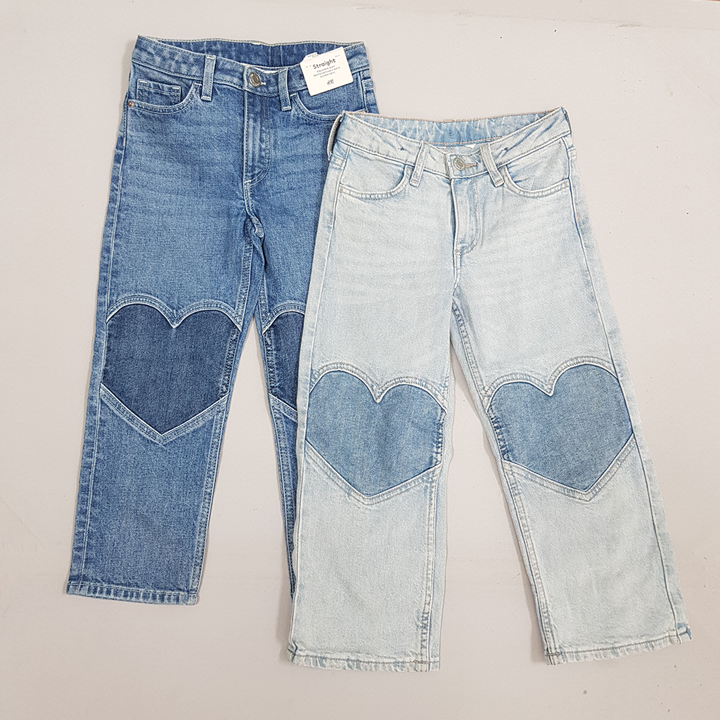 شلوار جینز دخترانه 28390 سایز 2 تا 10 سال مارک H&M