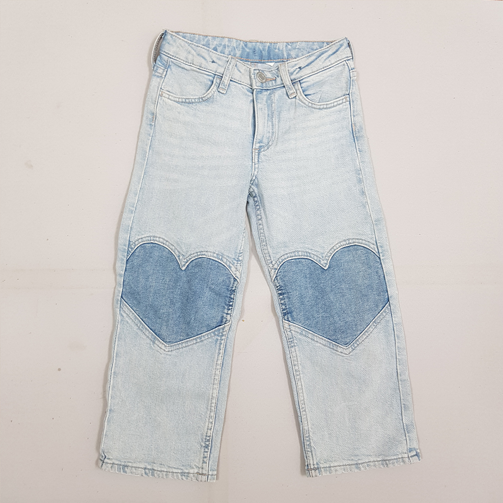 شلوار جینز دخترانه 28390 سایز 2 تا 10 سال مارک H&M