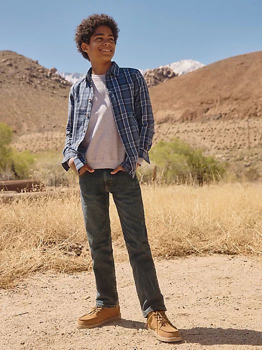 شلوار جینز پسرانه 27690 سایز 4 تا 16 سال مارک wrangler