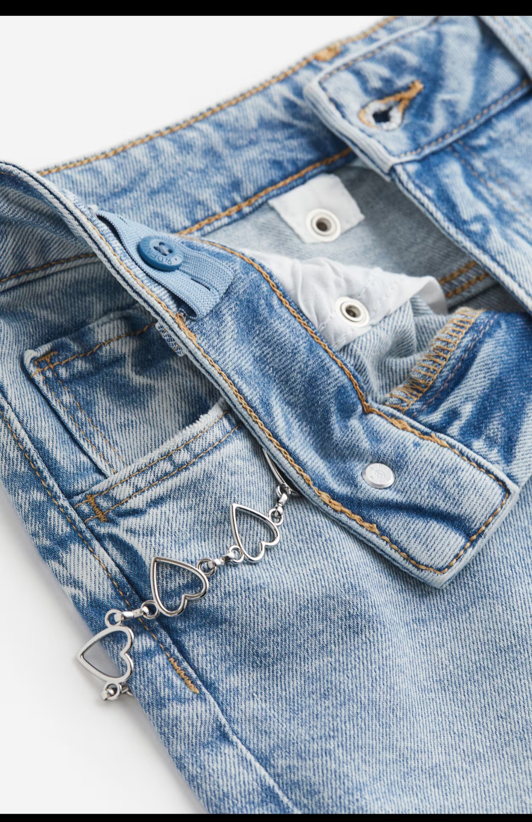 شلوار جینز دخترانه 28392 سایز 8 تا 14 سال مارک H&M