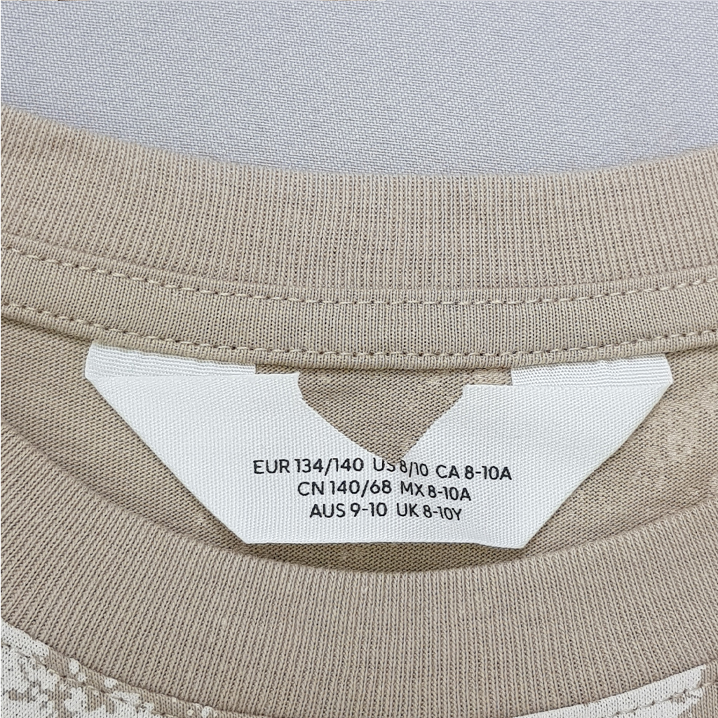 تی شرت پسرانه 28404 سایز 9 تا 15 سال کد 16 مارک H&M