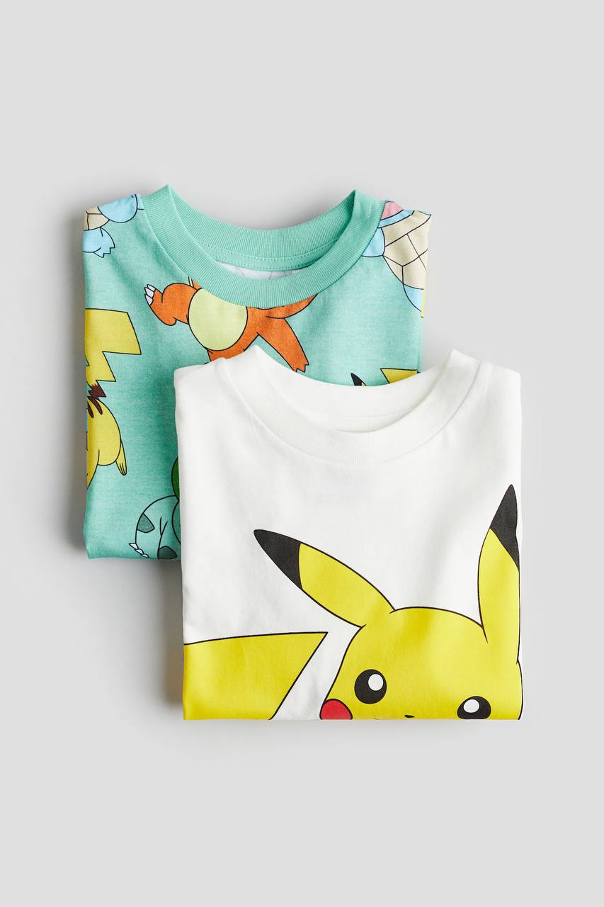 تی شرت پسرانه 28404 سایز 1.5 تا 10 سال کد 2 مارک H&M