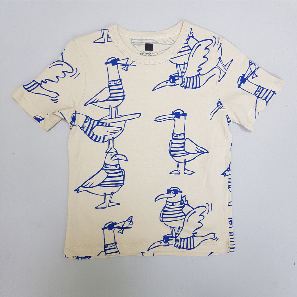 تی شرت پسرانه 28404 سایز 1.5 تا 12 سال کد 1 مارک H&M