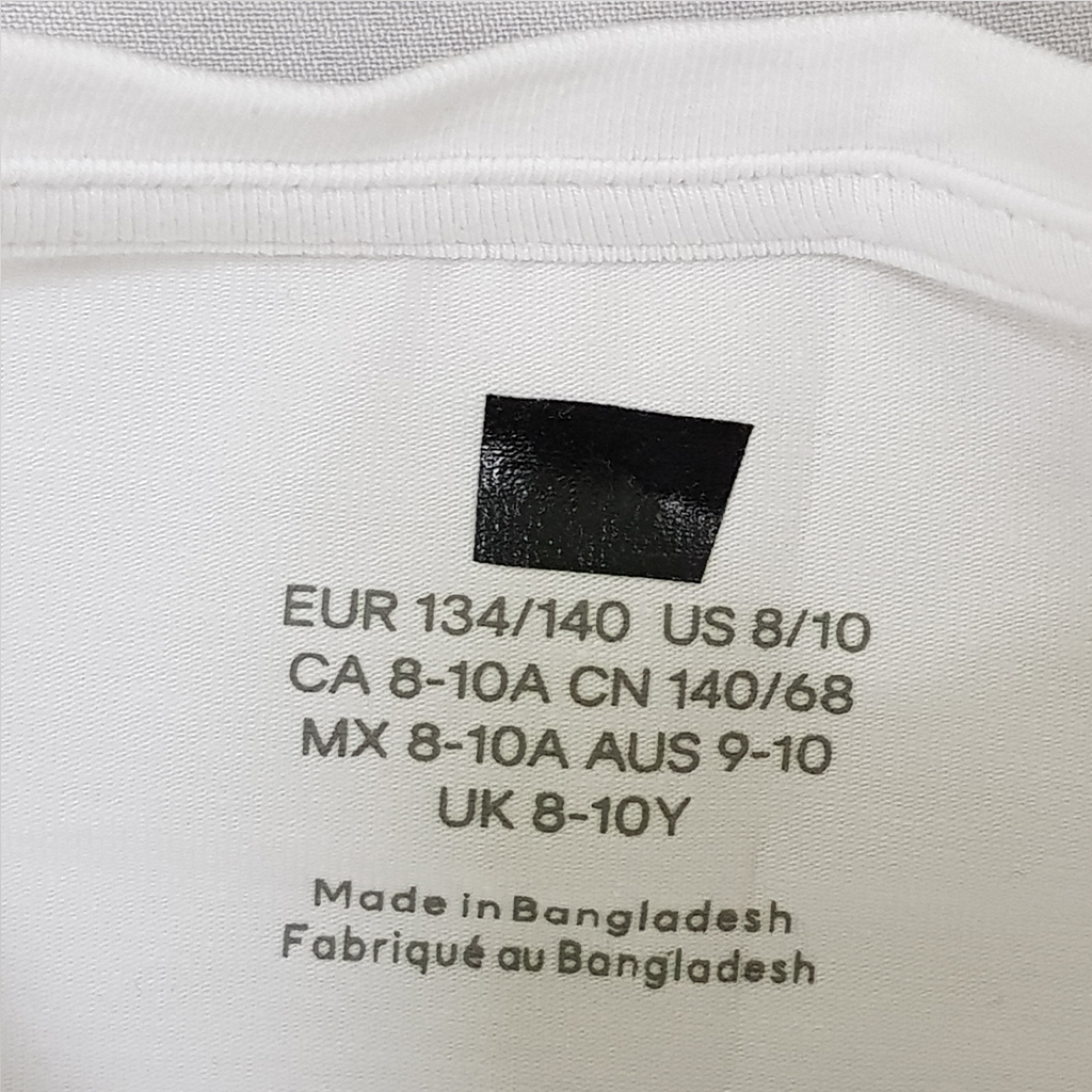 تی شرت پسرانه 28404 سایز 9 تا 15 سال کد 23 مارک H&M