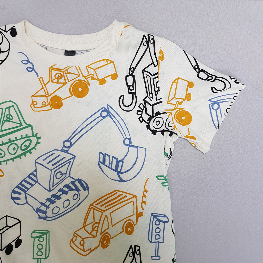 تی شرت پسرانه 28404 سایز 3 تا 12 سال کد 7 مارک H&M