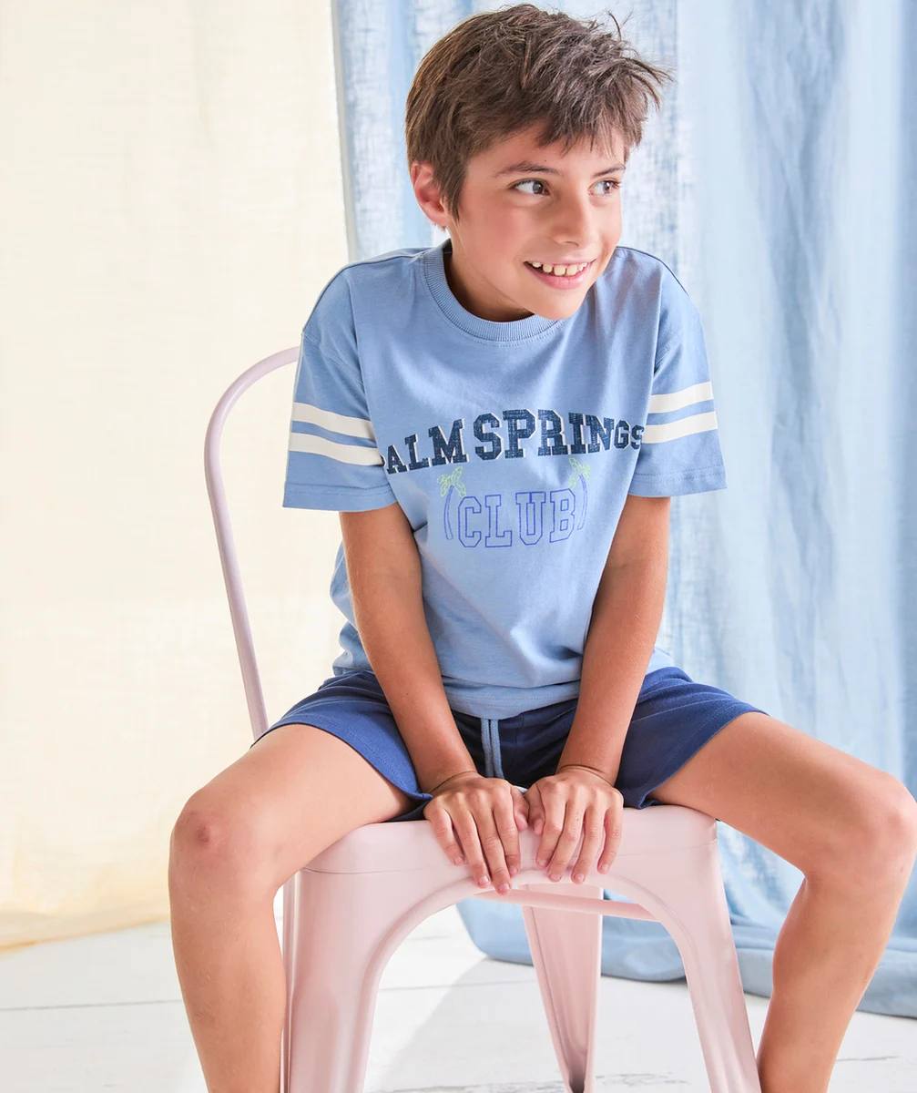 تی شرت پسرانه 28399 سایز 2 تا 14 سال کد 2 مارک TapeaLoeil