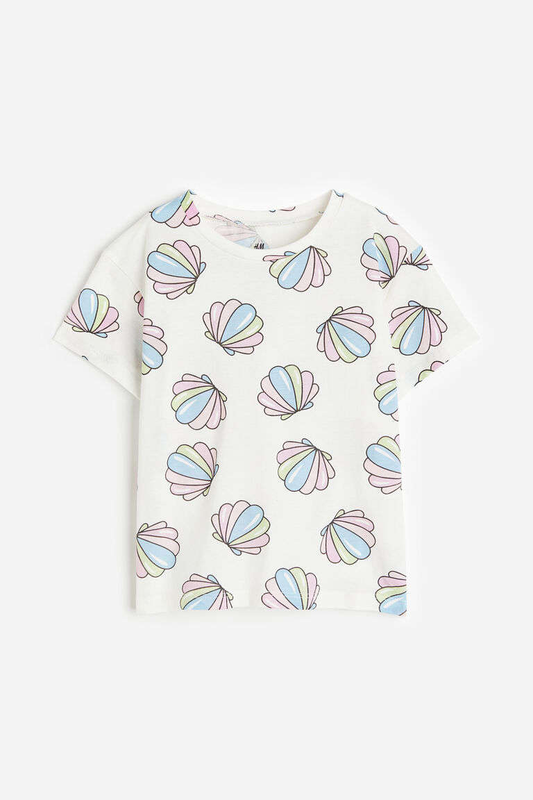 تی شرت دخترانه 28412 سایز 1.5 تا 10 سال مارک H&M