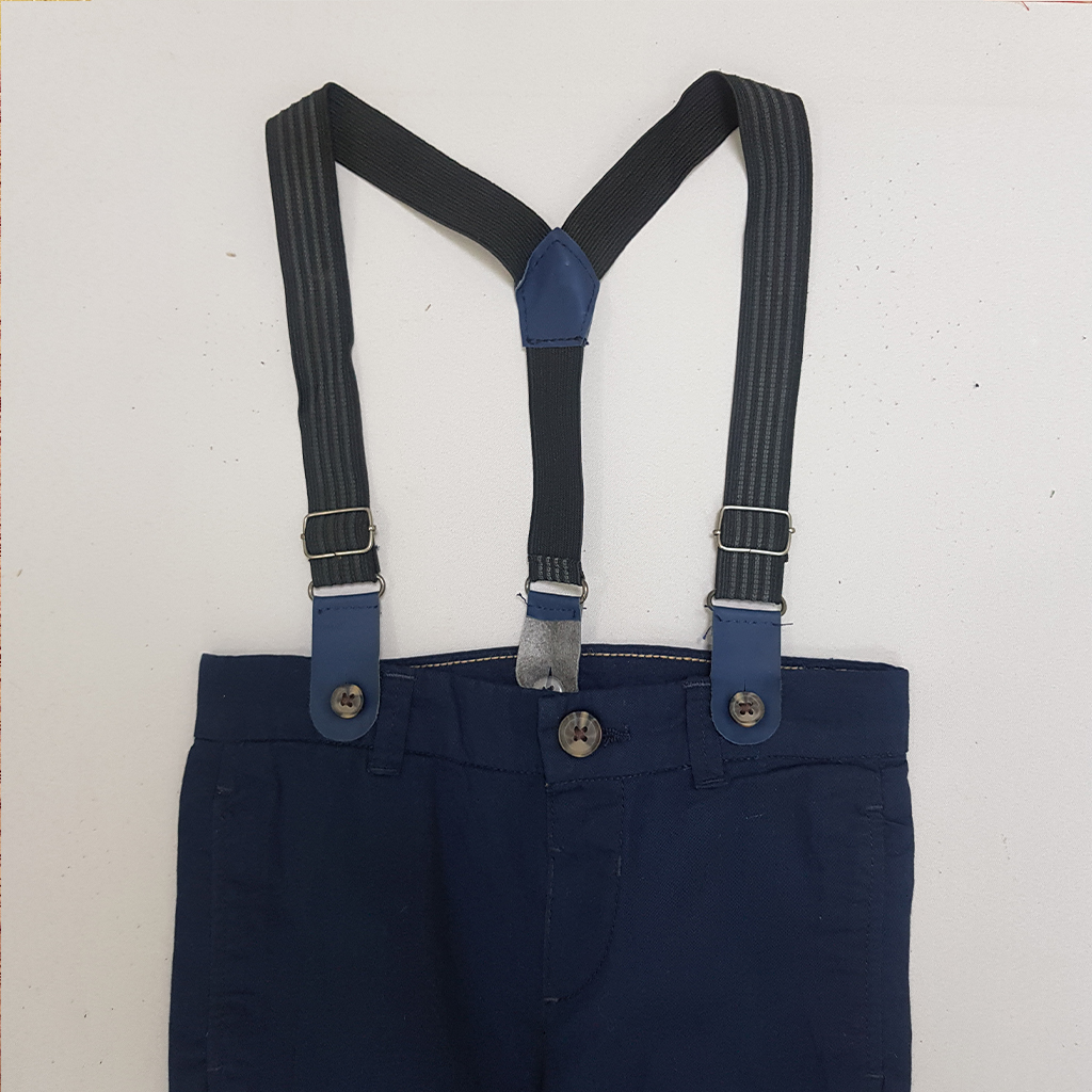 شلوار ساسبندار پسرانه 28433 سایز 1.5 تا 12 سال مارک H&M