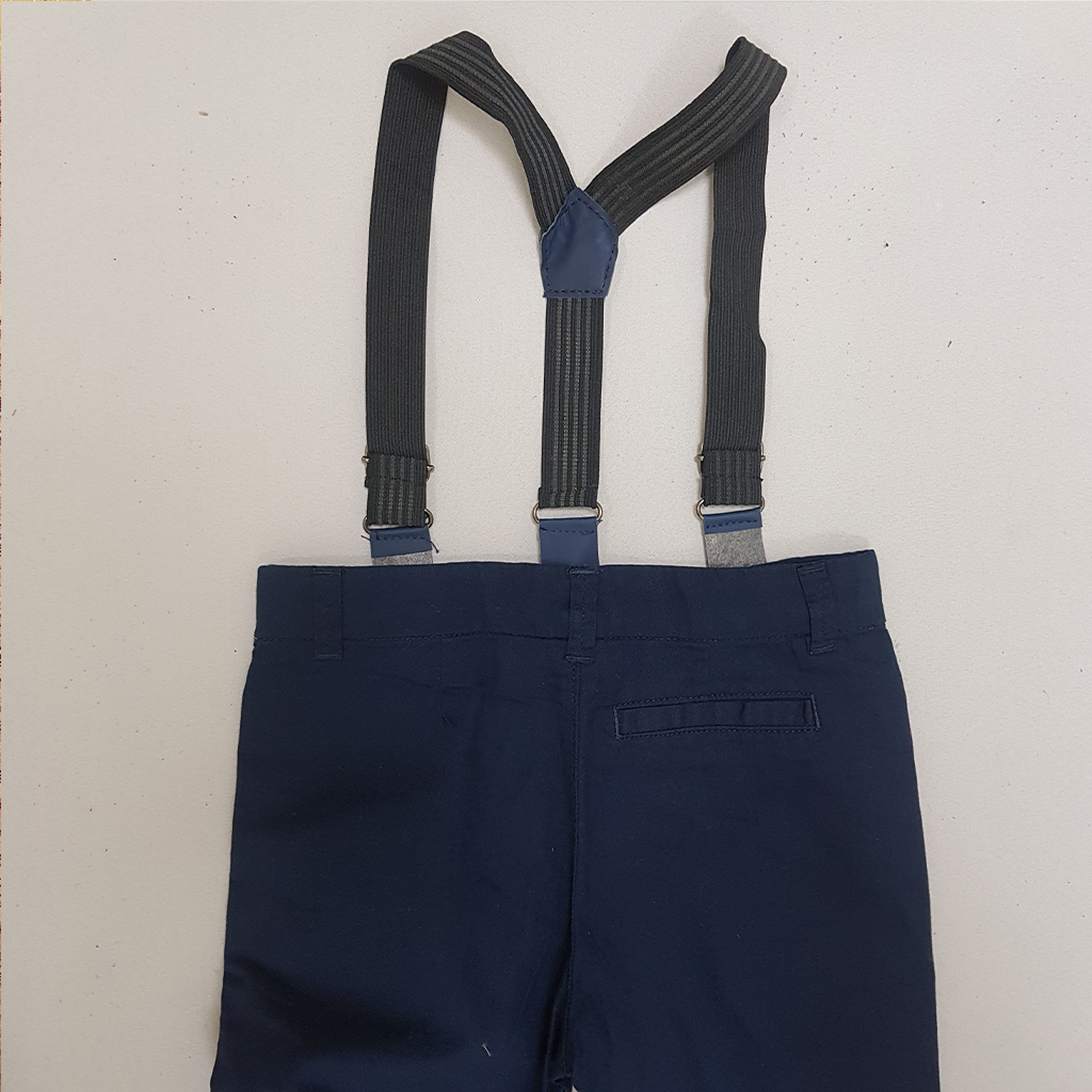 شلوار ساسبندار پسرانه 28433 سایز 1.5 تا 12 سال مارک H&M