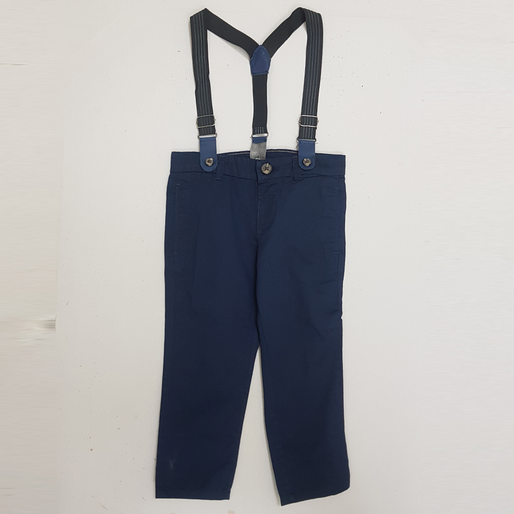 شلوار ساسبندار پسرانه 28433 سایز 1.5 تا 12 سال مارک H&M