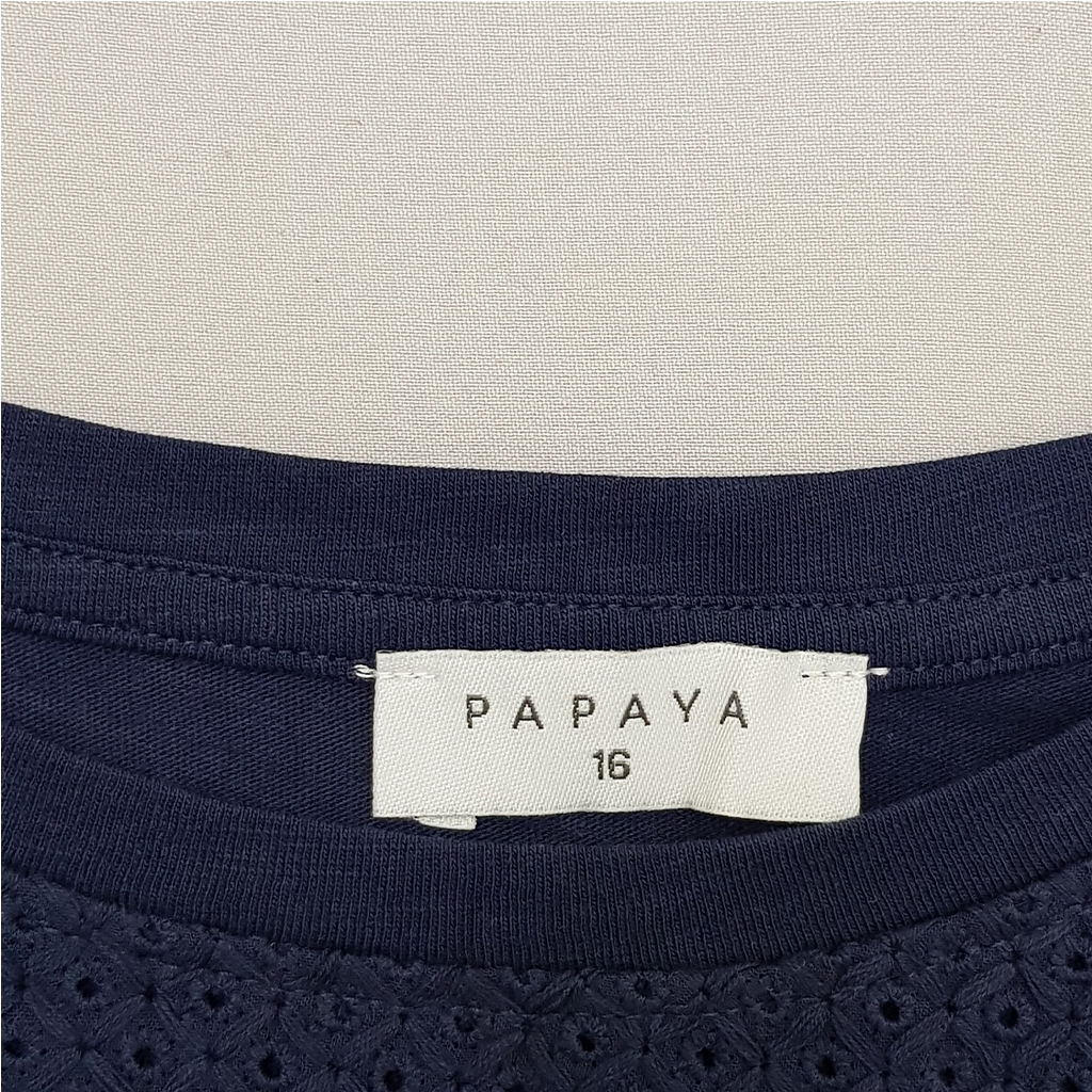 تی شرت زنانه 28449 سایز 10 تا 18 مارک Papaya