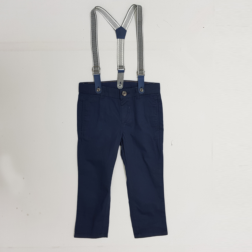 ست پیراهن و شلوار ساسبندار پسرانه 28439 سایز 1.5 تا 10 سال مارک H&M   *