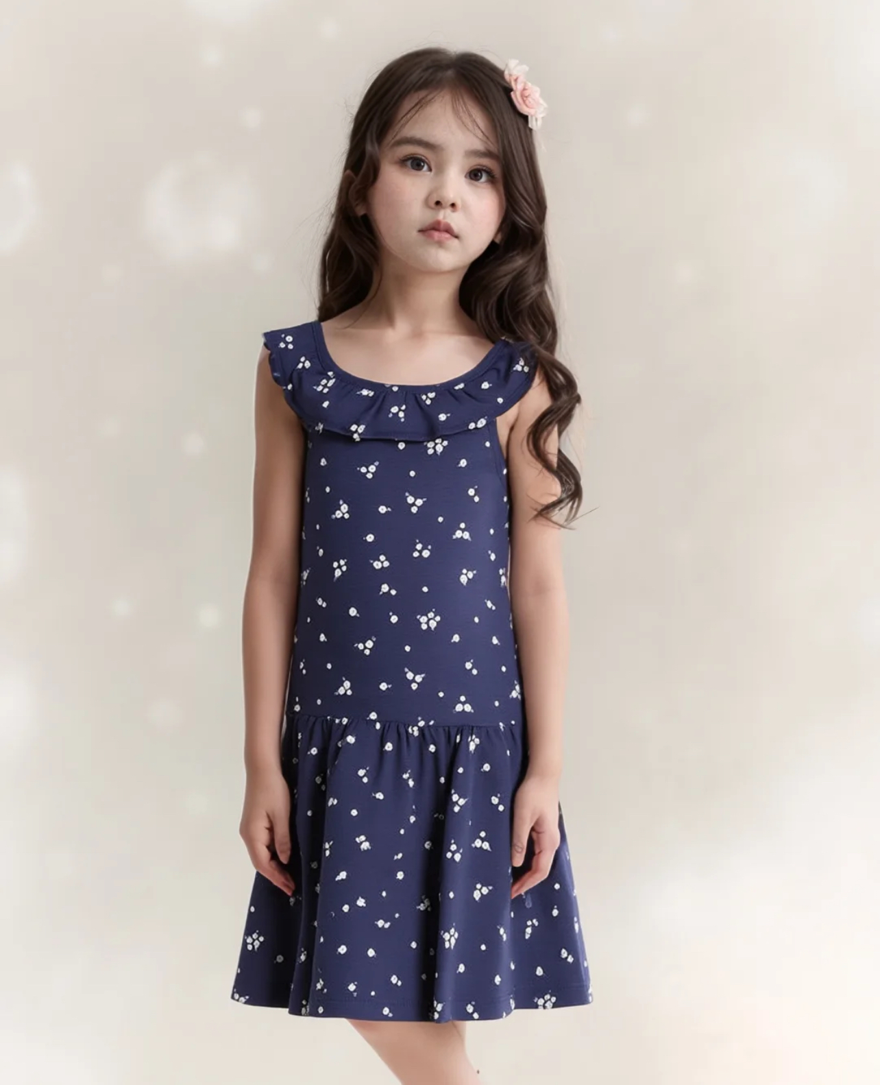 سارافون دخترانه 28528 سایز 2 تا 8 سال کد 3 مارک Primark