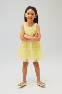 سارافون دخترانه 28504 سایز 2 تا 10 سال کد 2 مارک H&M