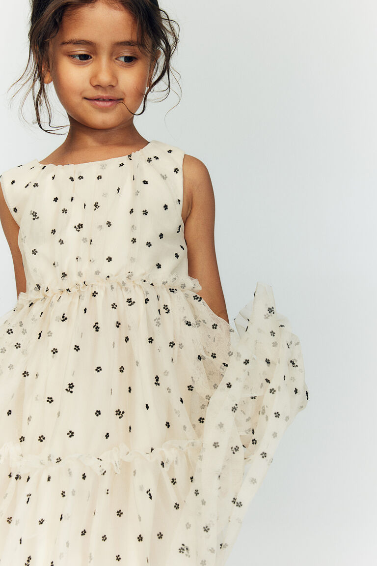 سارافون دخترانه 28482 سایز 1.5 تا 12 سال مارک H&M