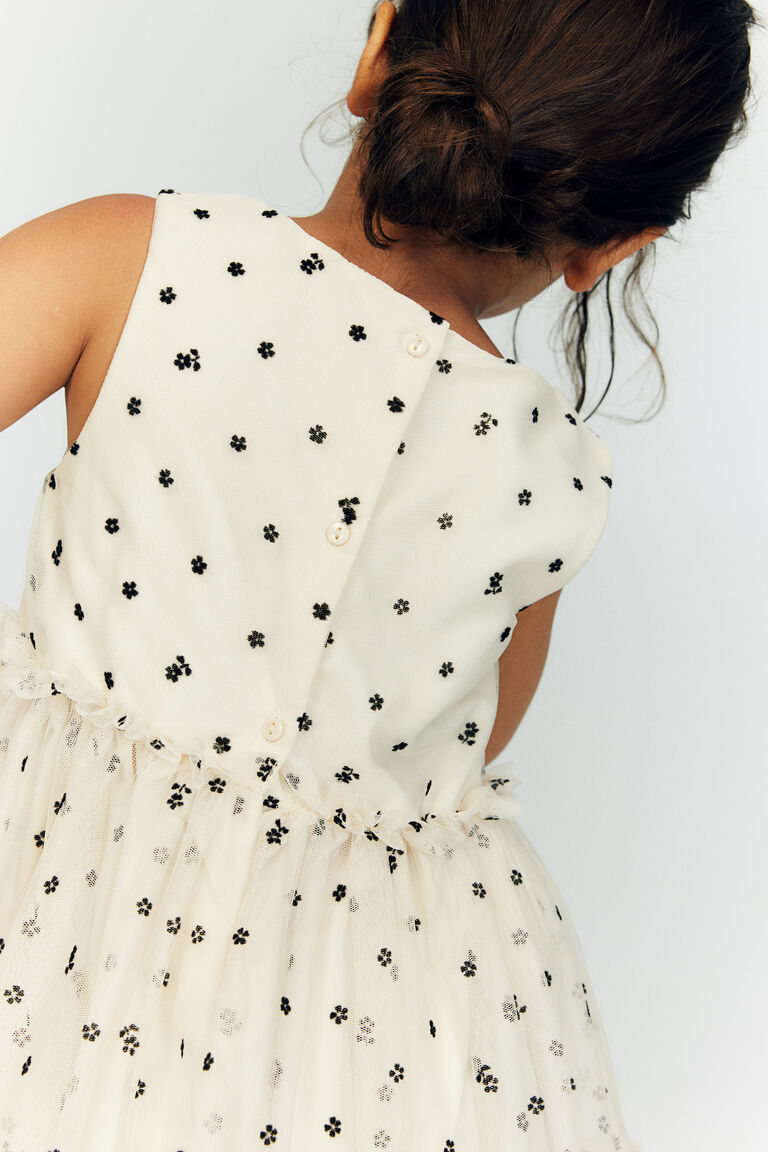سارافون دخترانه 28482 سایز 1.5 تا 12 سال مارک H&M