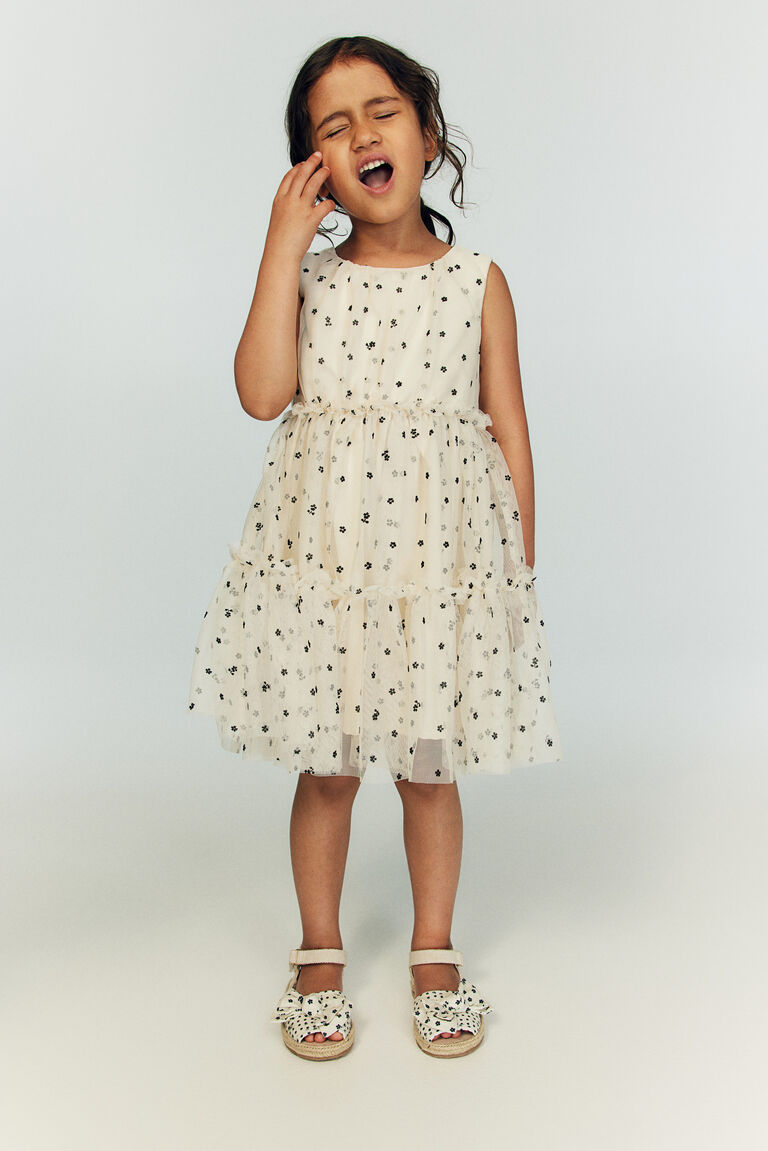 سارافون دخترانه 28482 سایز 1.5 تا 12 سال مارک H&M