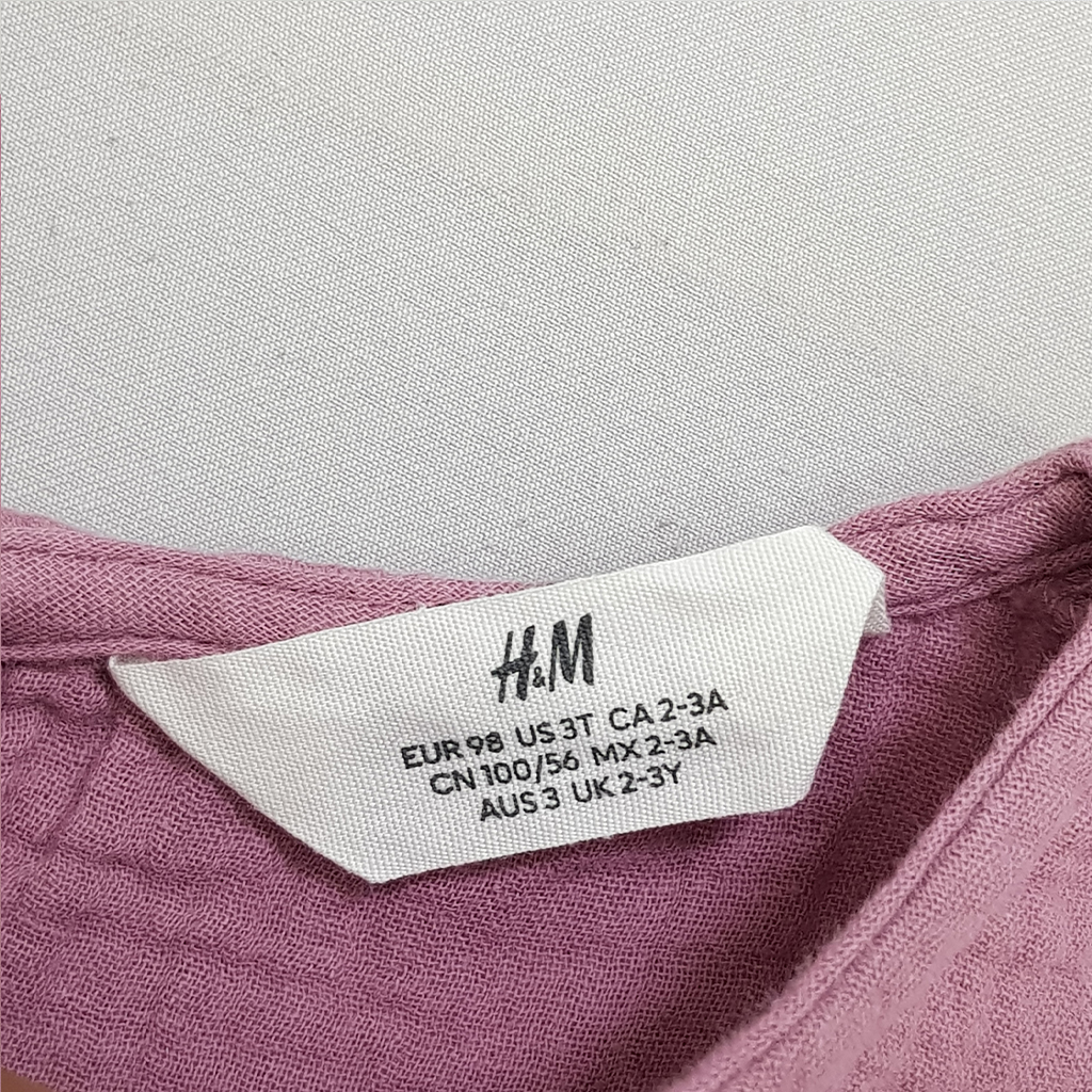 سارافون دخترانه 28502 سایز 1.5 تا 12 سال مارک H&M