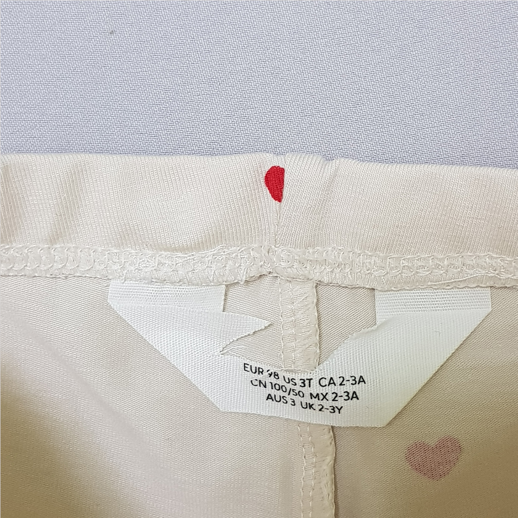 ساپورت دخترانه 28554 سایز 1.5 تا 10 سال مارک H&M   *