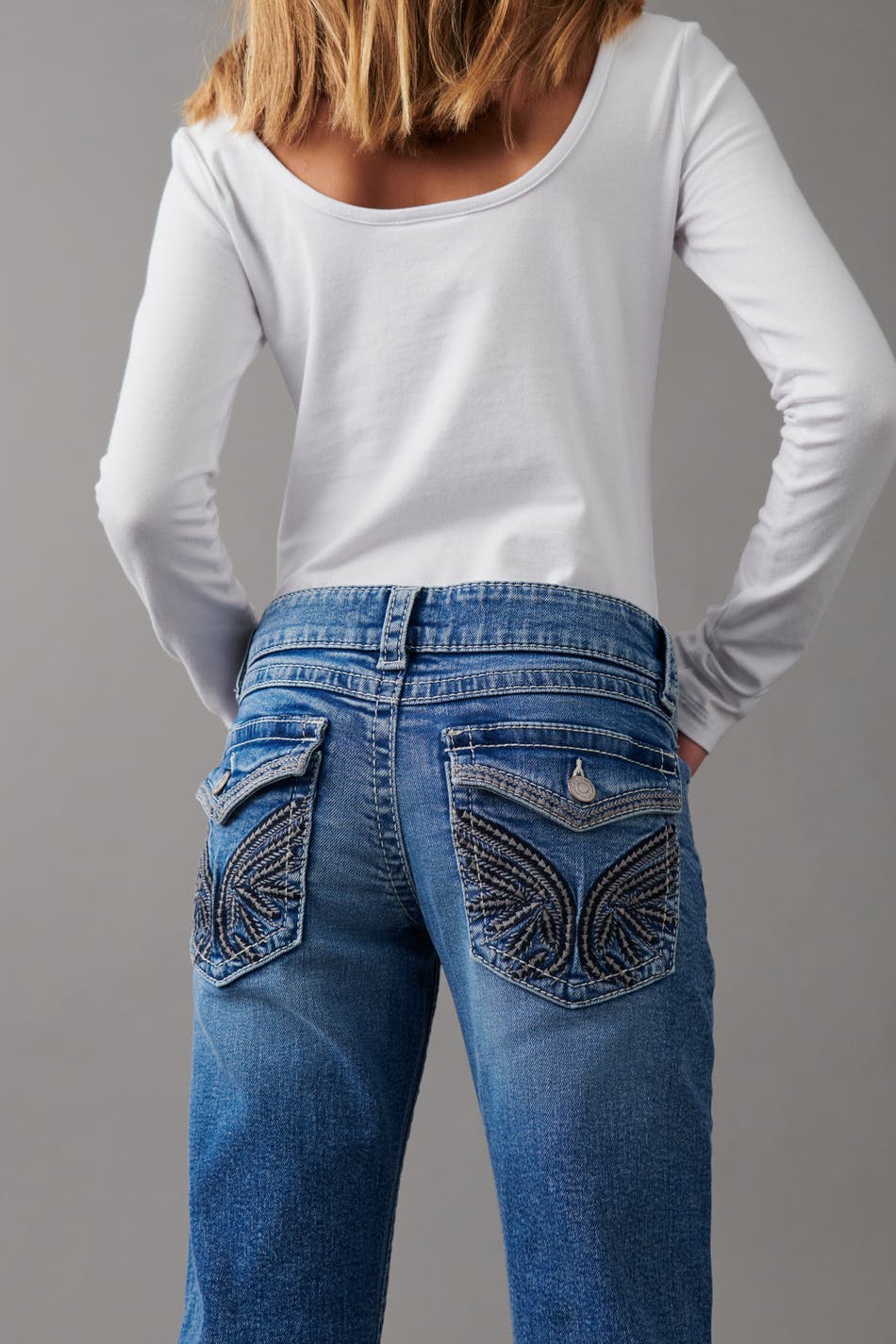 شلوار جینز دخترانه 28535 سایز 9 تا 15 سال مارک ginatricot   *