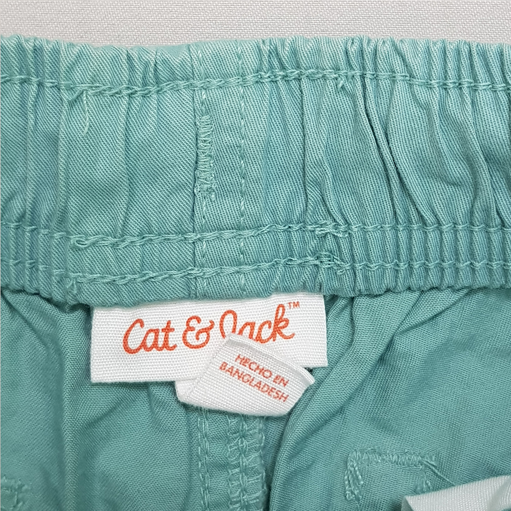 شلوارک کتان پسرانه 28519 سایز 4 تا 14 سال کد 2 مارک CAT&JACK   *