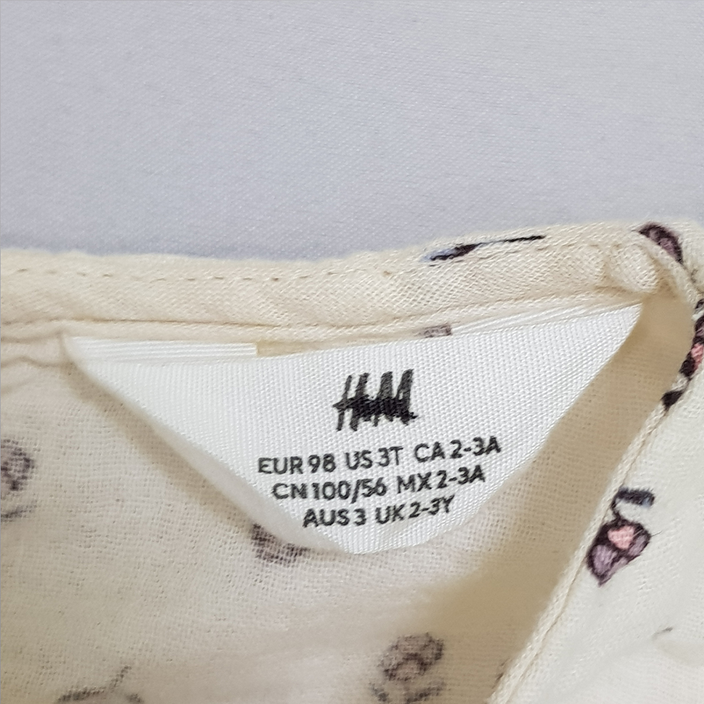 سارافون دخترانه 28497 سایز 1.5 تا 11 سال مارک H&M