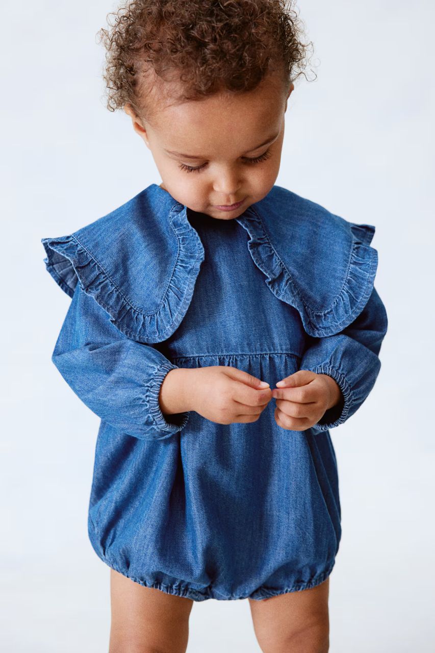 بادی دخترانه 28622 سایز 4 ماه تا 2 سال مارک H&M