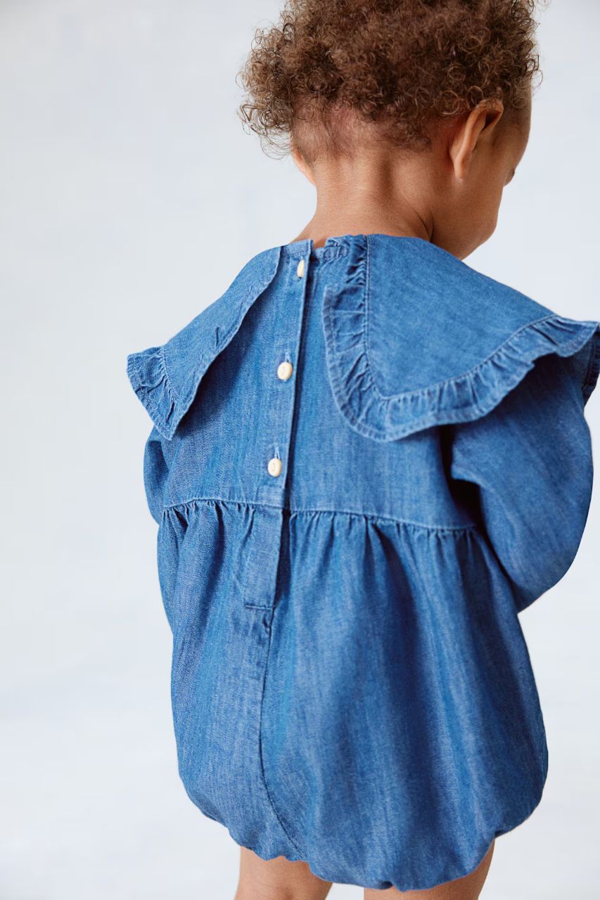 بادی دخترانه 28622 سایز 4 ماه تا 2 سال مارک H&M