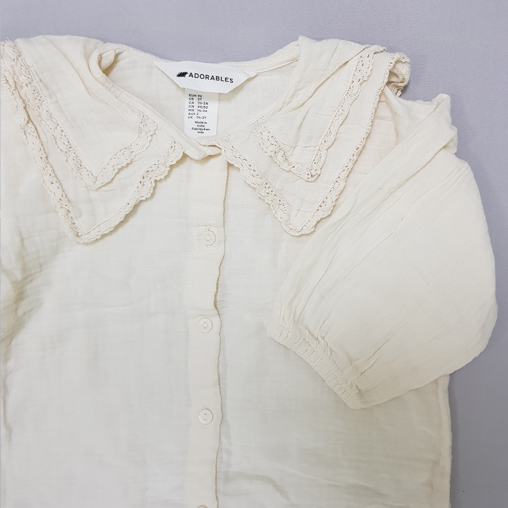 شومیز دخترانه 28606 سایز 4 ماه تا 10 سال مارک H&M