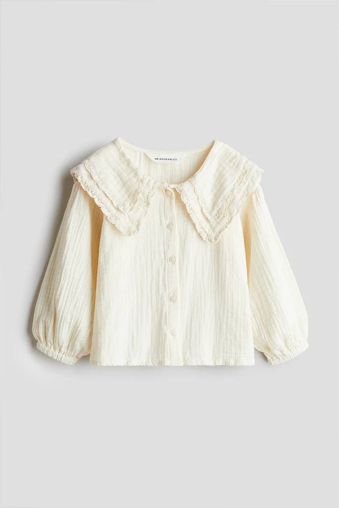 شومیز دخترانه 28606 سایز 4 ماه تا 10 سال مارک H&M