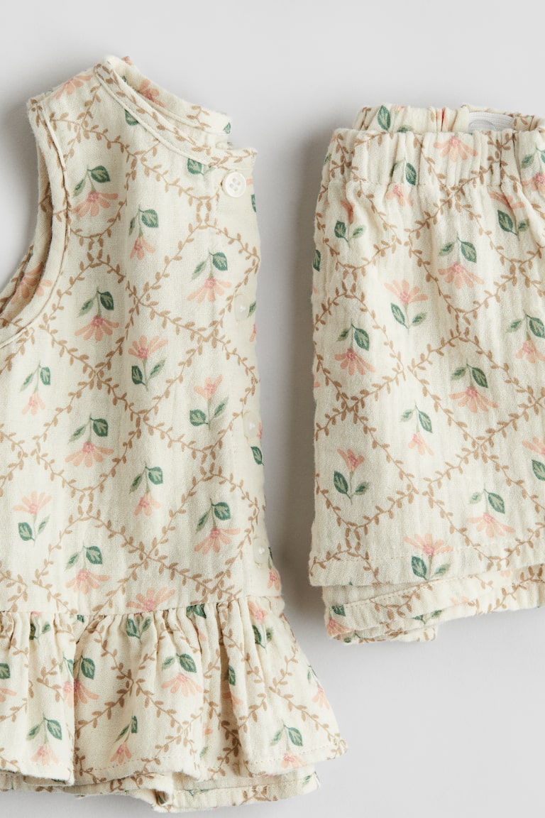 ست دخترانه 28655 سایز 6 ماه تا 4 سال مارک H&M