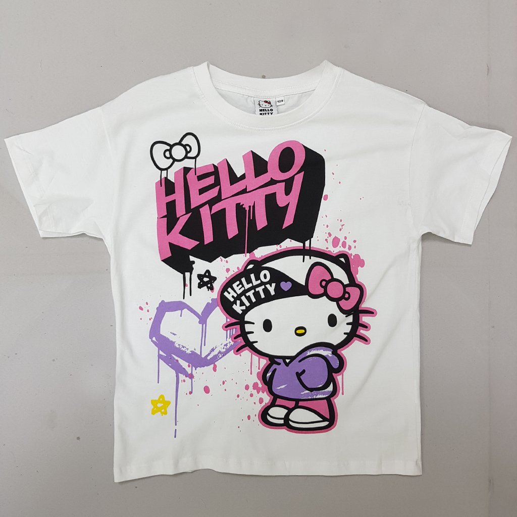 تی شرت دخترانه 28585 سایز 7 تا 14 سال مارک Kitty