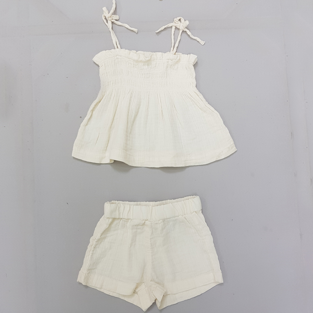 ست دخترانه 28657 سایز 2 تا 10 سال مارک H&M