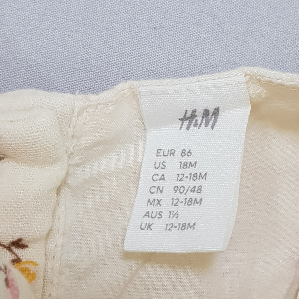 سارافون دخترانه 28633 سایز 6 ماه تا 4 سال مارک H&M   *