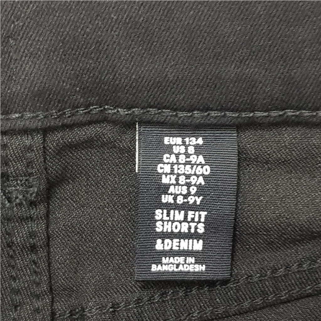 شلوارک جینز پسرانه 28463 سایز 8 تا 15 سال کد2 مارک H&M   *