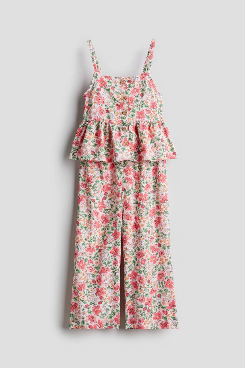 ست دخترانه 28652 سایز 1.5 تا 10 سال مارک H&M