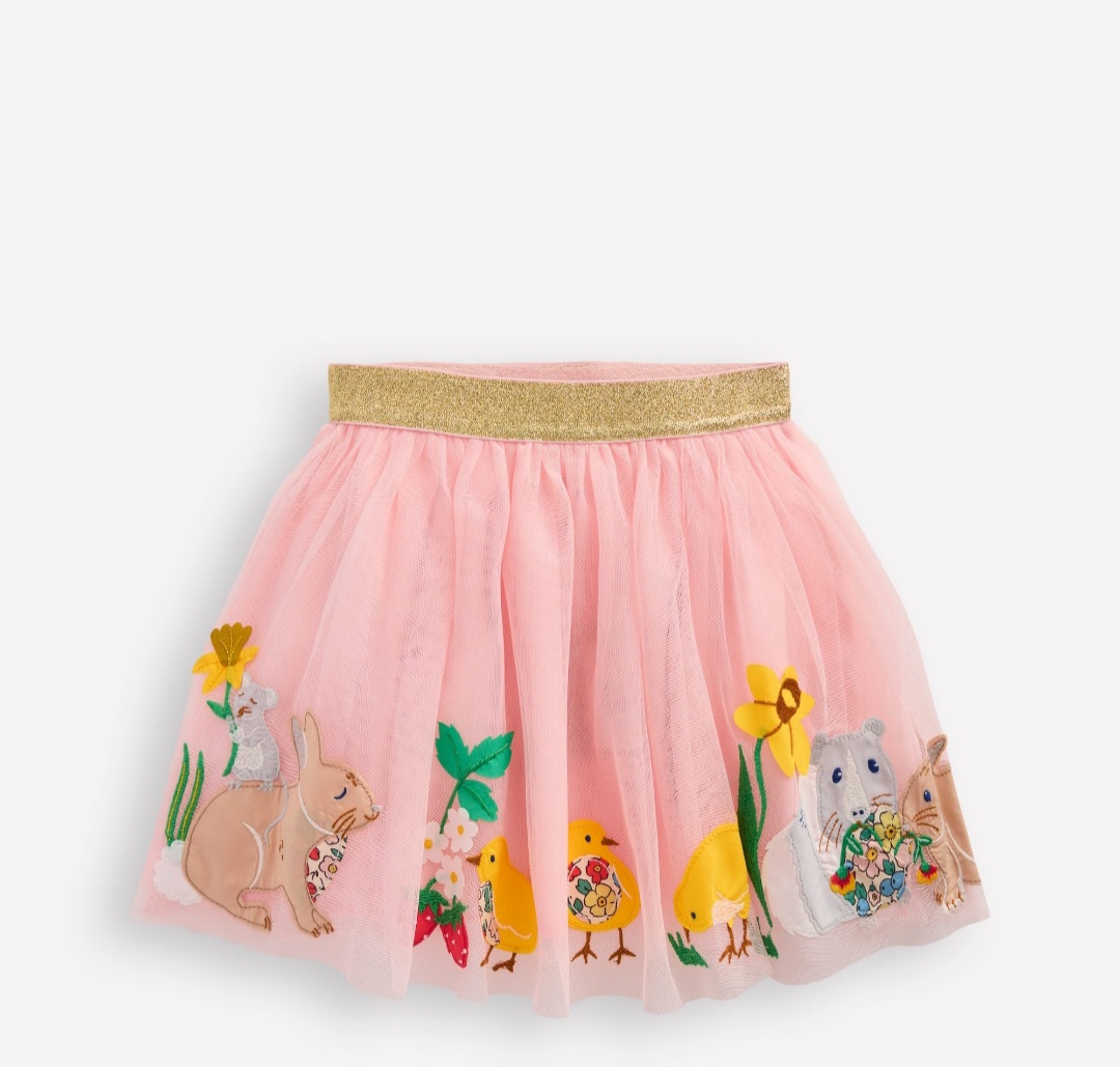 دامن دخترانه 28667 سایز 2 تا 9 سال کد 2 مارک Mini BODEN