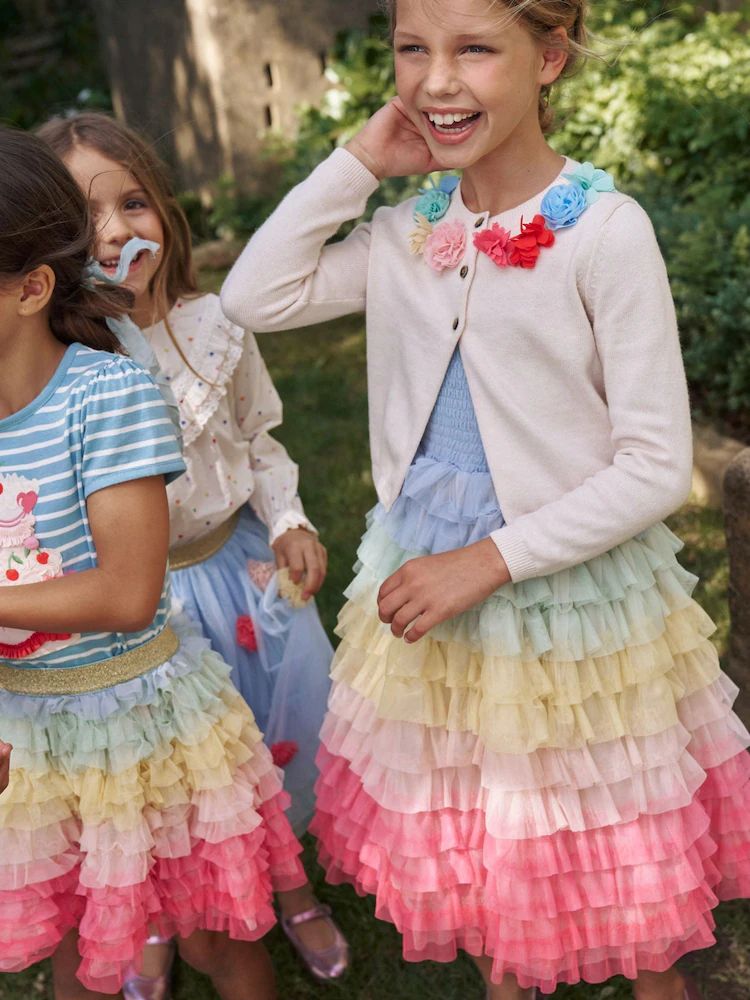 دامن دخترانه 28667 سایز 3 تا 12 سال کد 6 مارک Mini BODEN