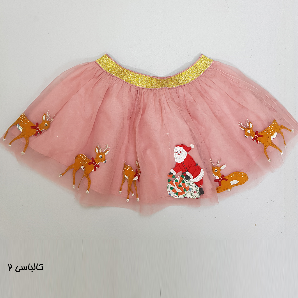 دامن دخترانه 28667 سایز 2 تا 12 سال کد 12 مارک Mini BODEN