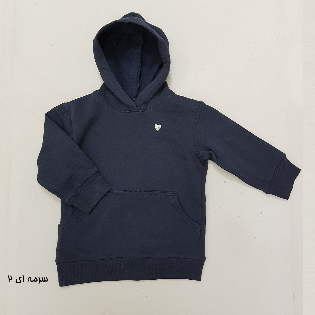 هودی دخترانه 28577 سایز 1.5 تا 12 سال کد 2 مارک H&M